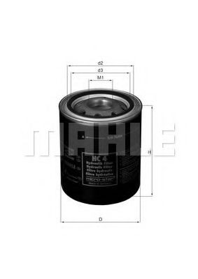 Compre HC4 Mahle Original Filtro da Caixa Automática de Mudança